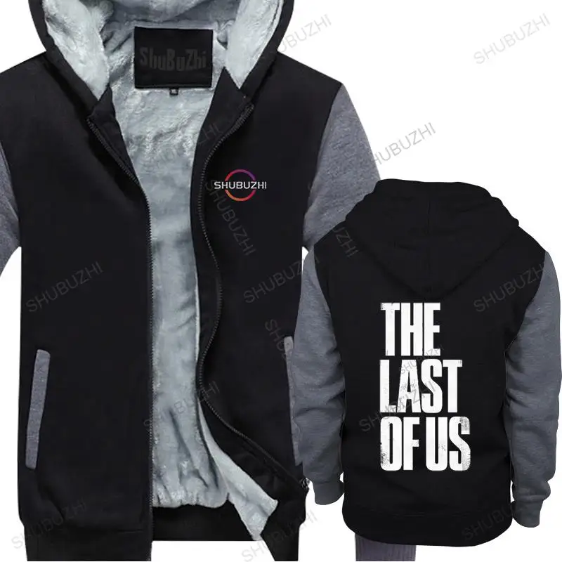 The Last Of Us thick hoody men video game Letter warm hoodie Persionalized Custom mens brand shubuhzi winter zipper