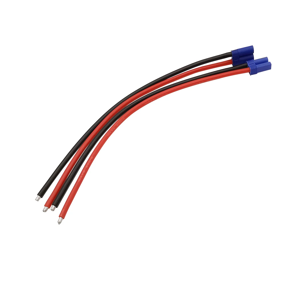 1Pcs EC5 Male / Female Plug Connector 10AWG Silicone Cable Plugs Jack Wire Length 10/15/30/50CM for RC Lipo Battery Toys DIY - купить по