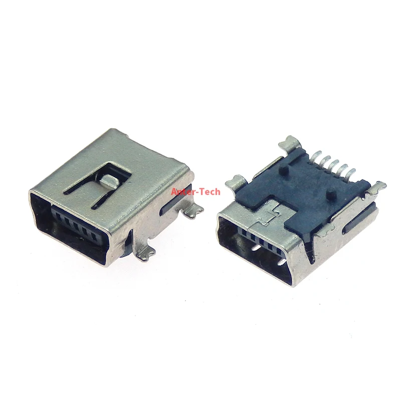 

10 шт. Mini USB SMD 5-контактный гнездовой разъем Mini B