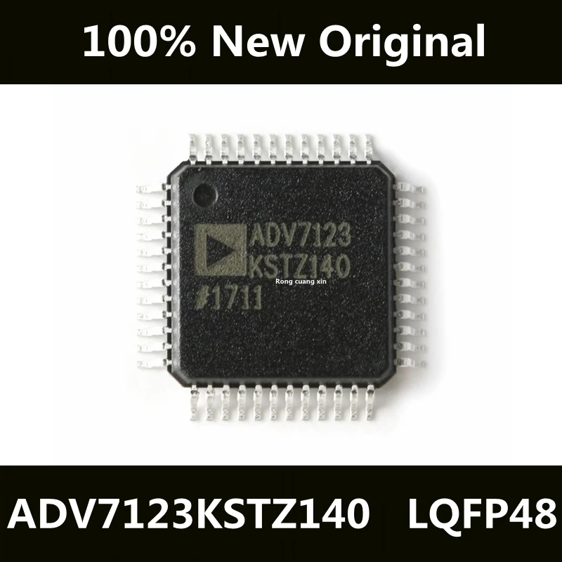 

New Original ADV7123KSTZ140 ADV7123KSTZ ADV7123 LQFP-48 Digital To Analog Converter Chip IC