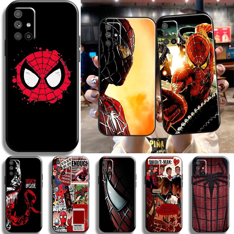 

Venom Spiderman For Samsung Galaxy M52 M51 M31S M31 M32 M30S M22 M20 M12 M11 Phone Case Cases Black Back Full Protection