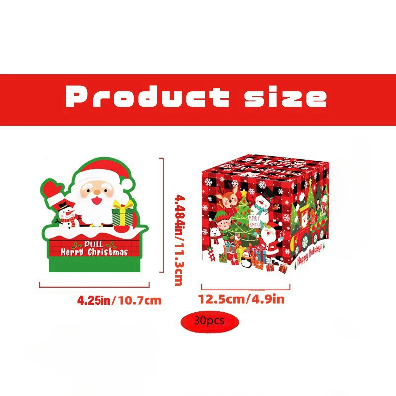 Рождественская копилка для наличных держатель денег-сюрприза креативный способ