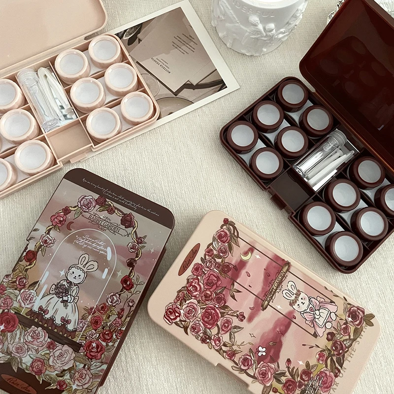 6 пар контейнер для хранения контактных линз