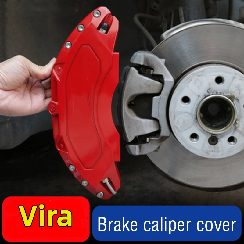 

Car Brake Caliper Cover Aluminum Metal For Toyota Vira 2015 2016 2017