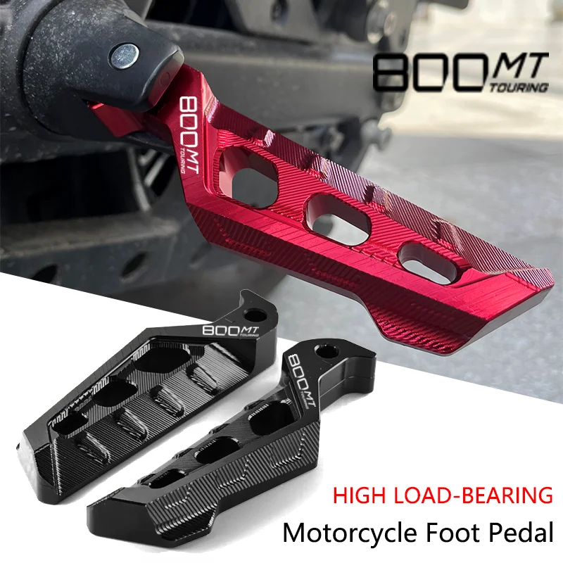 

For CFMOTO 800MT 800 MT 2021 2022 CF800 CF MT800 Motorcycle Accessories CNC Rear Passenger Footrest Foot Rest Pegs Rear Pedals