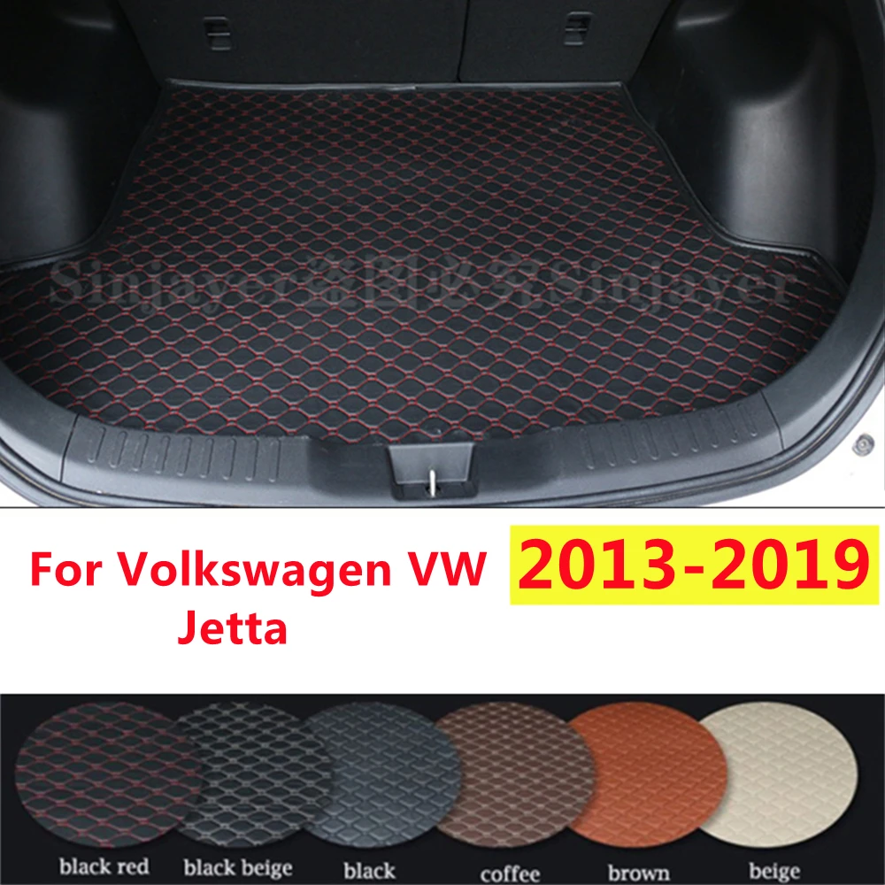 Коврик в багажник автомобиля SJ на заказ подходит для Volkswagen VW Jetta 2019 2018-2013