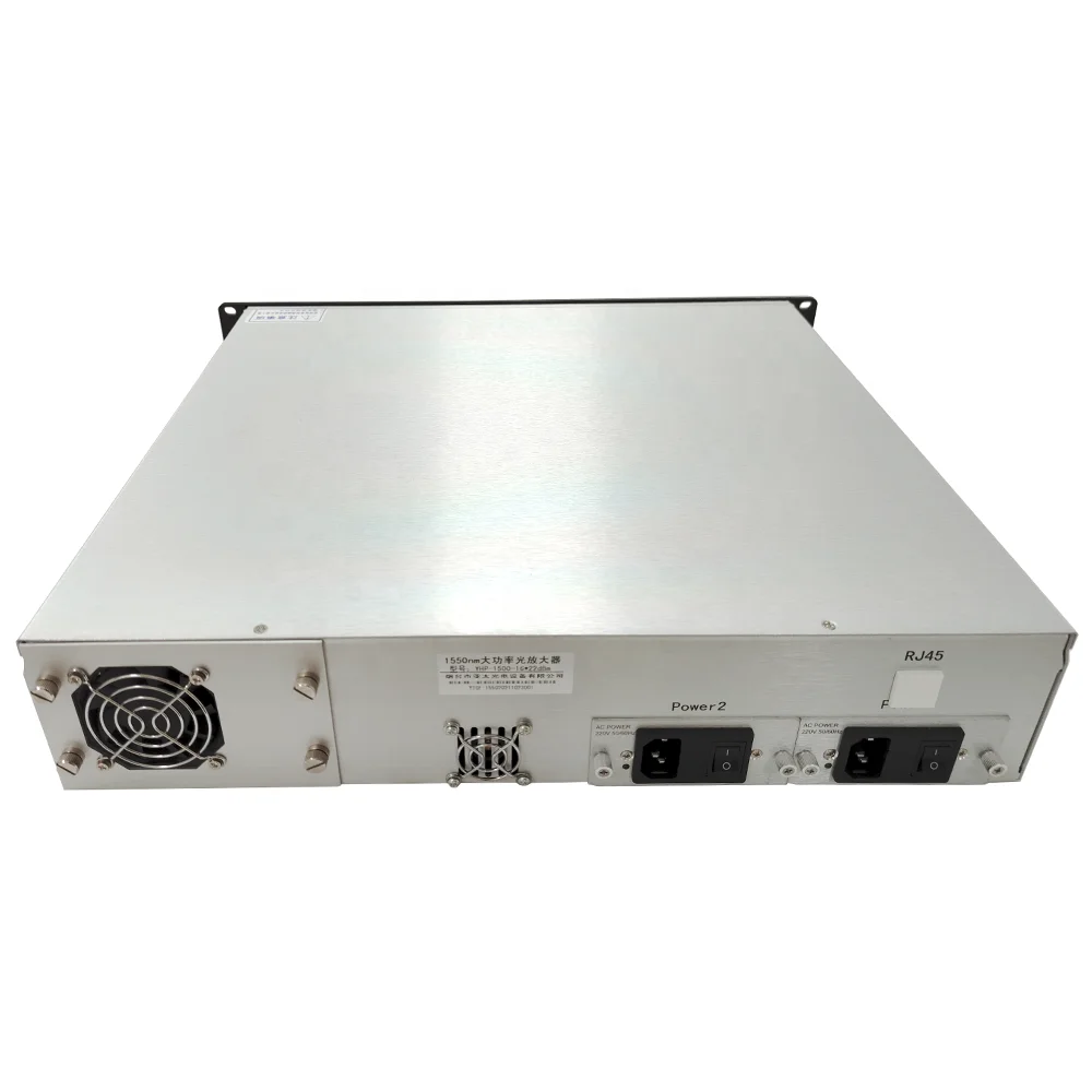 FTTH 1550nm 1U CATV 8 портов 16 16db 19dBm WDM оптический усилитель PON EDFA