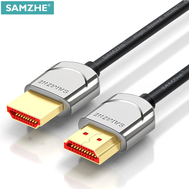 

SAMZHE 4K*2K HDMI 2.0 Cable Metal Connector HDMI High Resolution for Laptop TV Xbox Displayer Computer