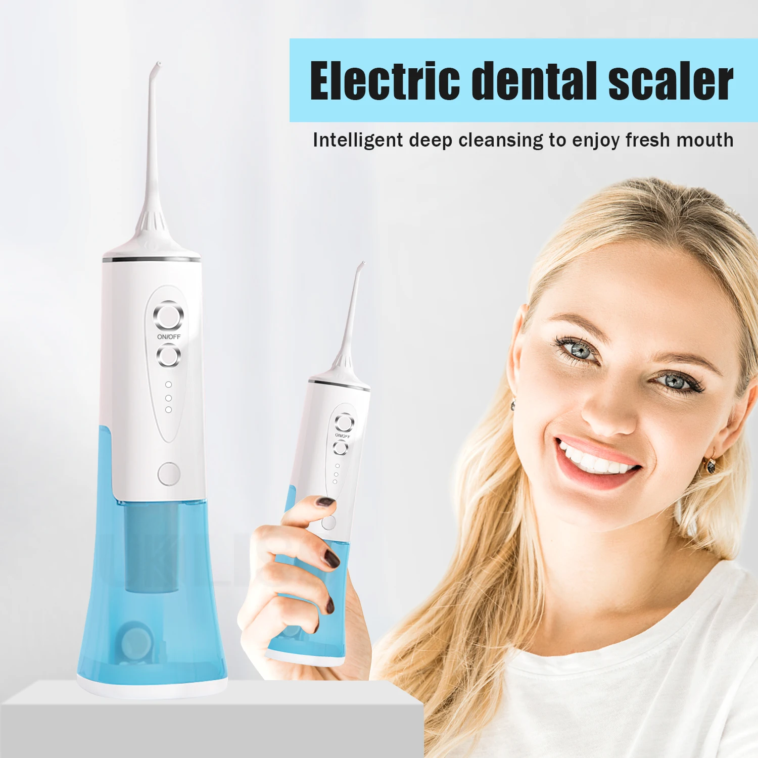 

Water Flosser USB Rechargeable Electric Tooth Brush Dental Ultrasound Waterproof IPX7 Water Jet Oral Irrigator