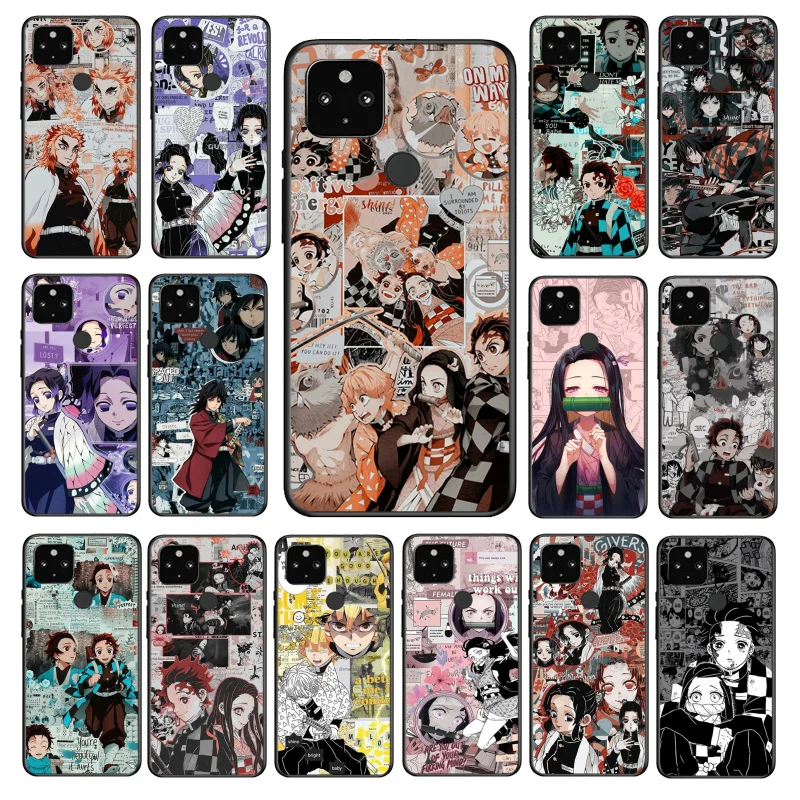 

Kimetsu No Yaiba Demon Slayer Anime Phone Case for Google Pixel 7 Pro 7 6A 6 Pro 5A 4A 3A Pixel 4 XL Pixel 5 6 4 3 XL 3A XL 2 XL