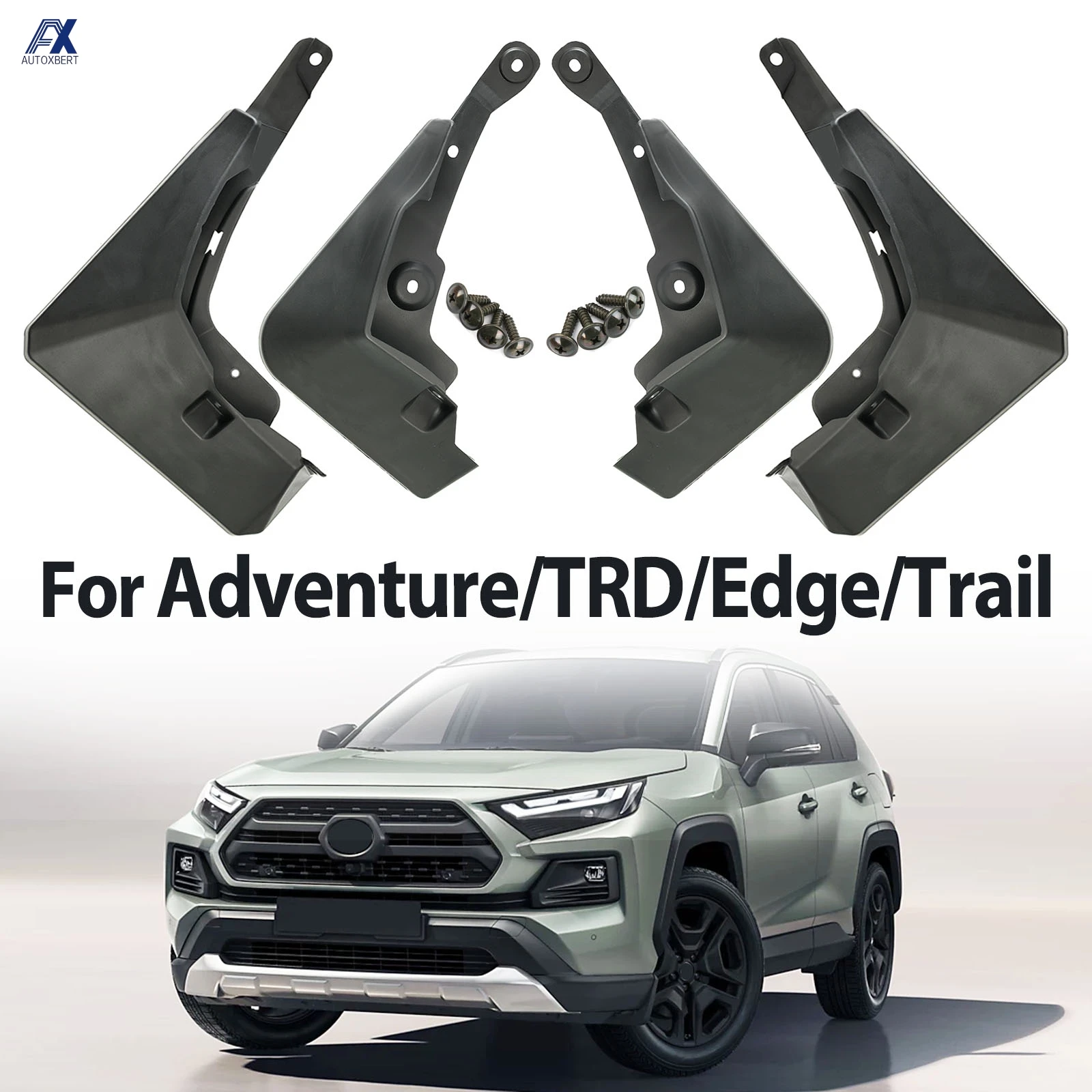 

4x для Toyota RAV4 XA50 Adventure TRD Off-Road EDGE TRAIL 2019–202 Автомобильные брызговики спереди и сзади 2020 2021 2023 2022