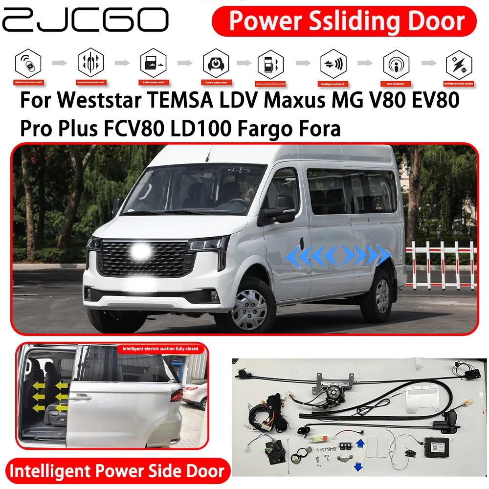 Фото Мотор для электропривода левой/правой сдвижной боковой двери для Weststar TEMSA LDV Maxus MG V80 EV80 Pro Plus FCV80 LD100 Fargo Fora (комплект для дооснащения) №1