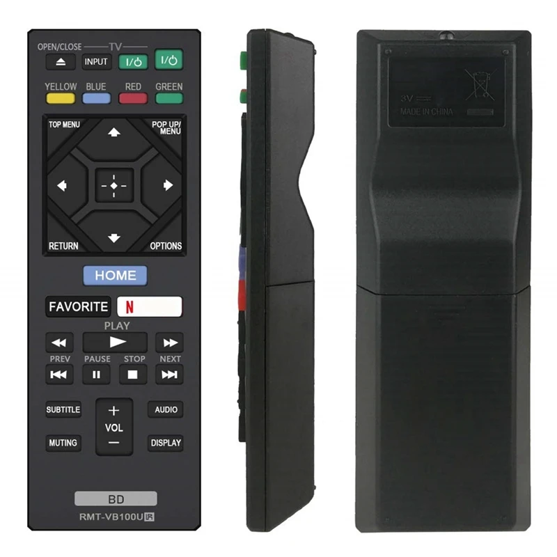 RMT-VB100U Remote Control For Sony Blu-Ray Player BDP-BX350 BDP-BX550 BDP-BX650 BDP-S1500 BDP-S2500 BDP-S2900 BDP-S3500