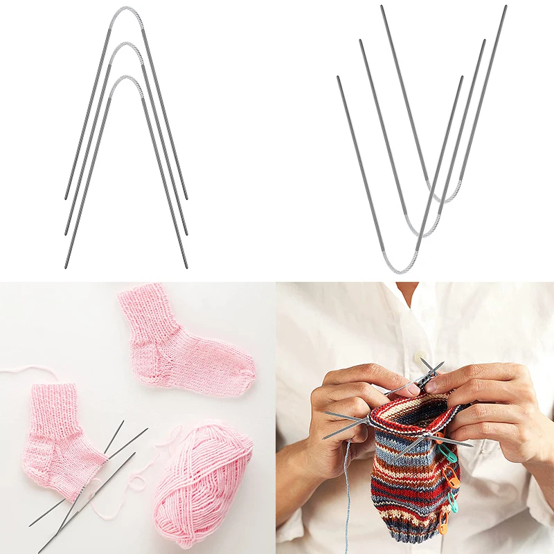 

Knitting Needles 3pcs Cable Circular Needles For Knitting Yarn Knitting Needles With Double Pointed Flexible Needles For Socks