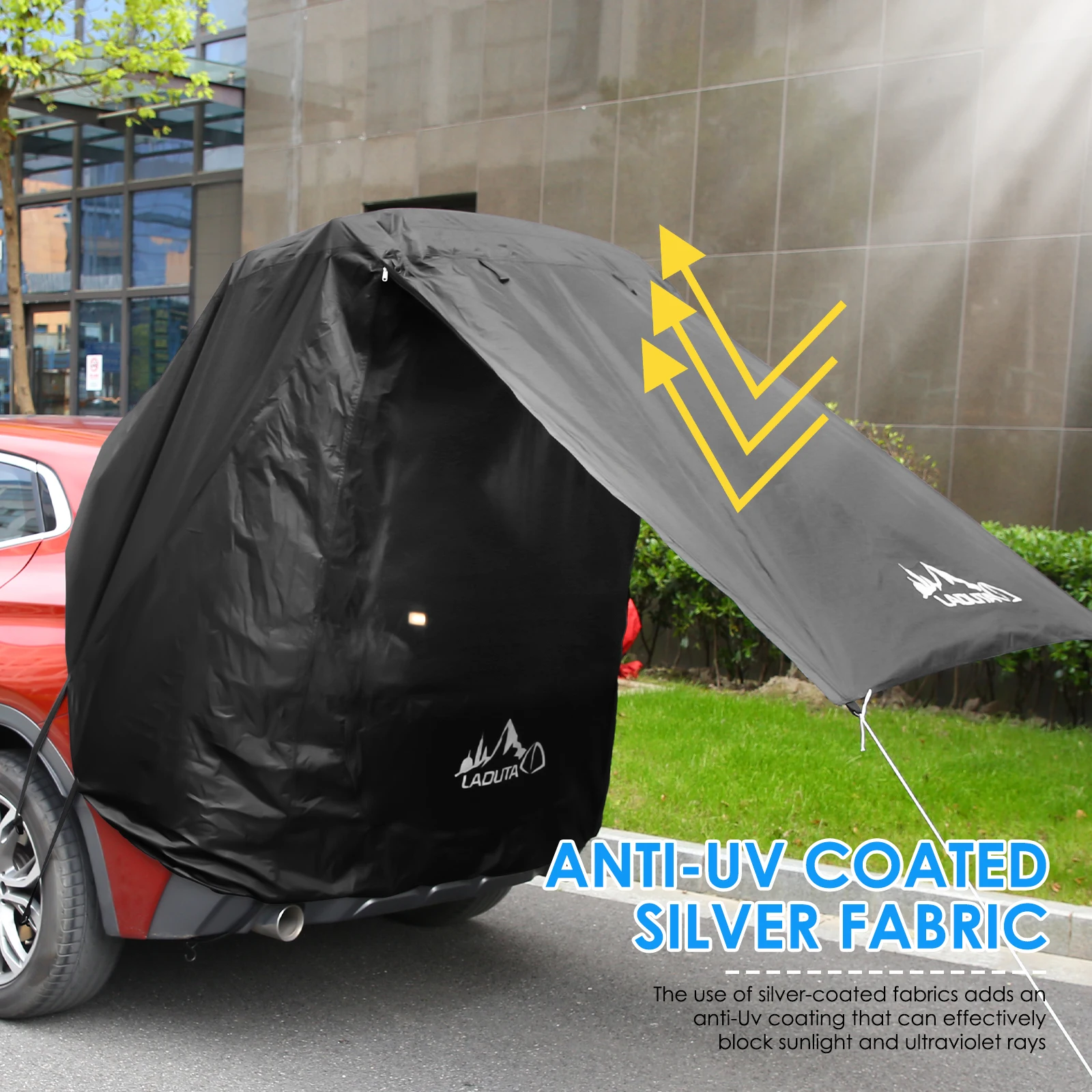 Multifunctional  Car Tent Trunk Sunshade Rainproof Outdoor Travel Self-driving Tour Barbecue Camping Tail Extension Rear Tent