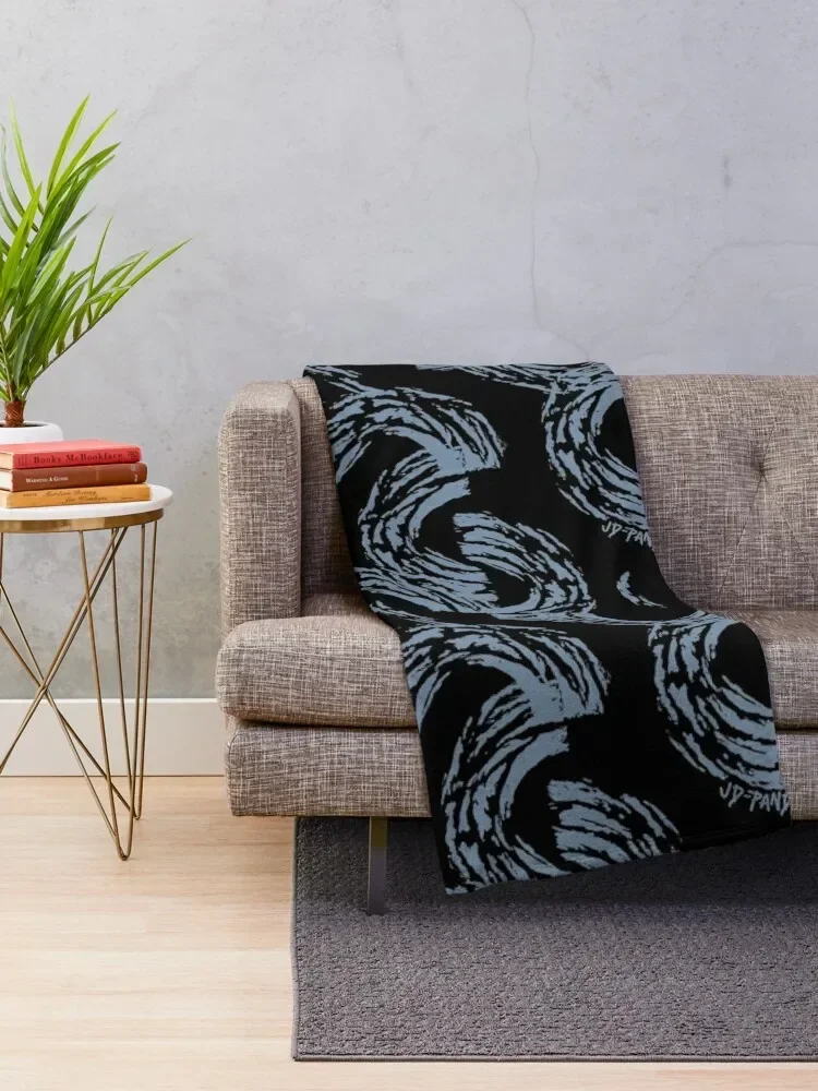 Полукруглая линолеум с принтом в виде блоков выцветающее джинсовое одеяло