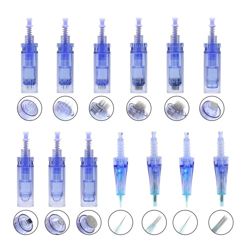 DR,pen Cartridge 1 pin 3pins 5pins F5 F7 9/12/24/36/42 pins A1 Tips Replacement Microneedling Tattoo Needles Nano For Dermal Pen
