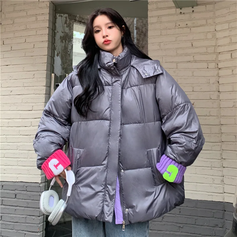 Cotton Jacket Female 2022 New Cotton Jacket Winter Loose Thickened Design Sense Oversize Cotton Jacket Tide