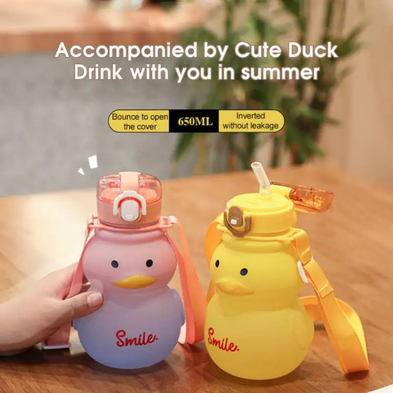 

Plastic Sippy Cup High-value Belly Straw High Value Water Cup Large Capacity Plastic Cup Water Bottle Arge Capacity Water Cup