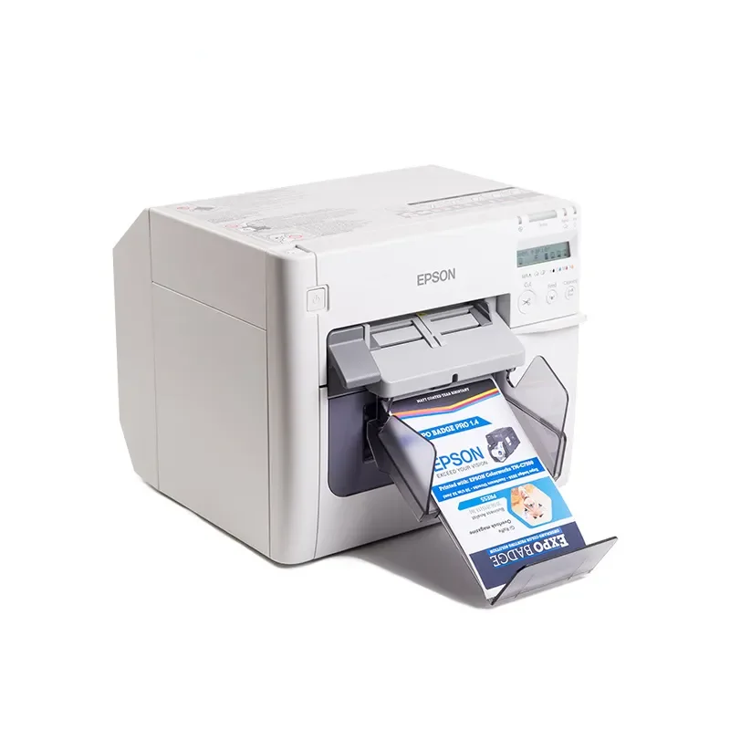 Фото Цветной струйный принтер этикеток TM-C3520 TM-C3500 TM-C3510 TM-C3500 для медицинских напитков, пищевых этикеток, этикеток для бутылок №4