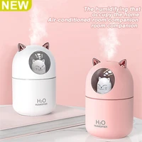 air humidifier cute cartoon perfume diffuser night light cool mist for bedroom home plants purifier humificador home appliance