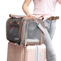 breathable portable pet bag foldable one shoulder dog carrier load bearing 6kg multiple colors