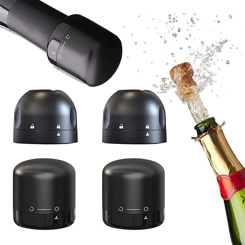 

Bar Wine Plug Retain Bottle Tools Cap Red Sealed Vacuum Freshness Set Champagne Stopper Leak-proof For Stopper Bottle Wine