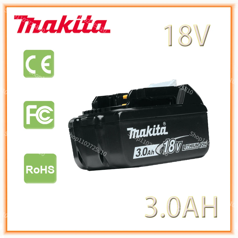 

Литий-ионный аккумулятор Makita 18 в 3,0 Ач для Makita BL1830 BL1815 BL1860 BL1840, Сменный аккумулятор для электроинструмента