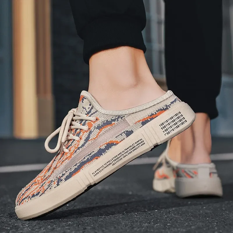 Мужские летние дышащие холщовые туфли для скейтборда новые кокосовые шлепанцы