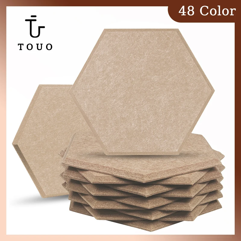 

TOUO Acoustic Panel Absorcion 12 Pcs Soundproofing Wall Panel Home Studio Sound Proof Panels Decor KTV Door Sealing Strip