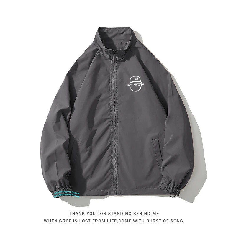 Men's Autumn Winter Golf Jackets 2022 Fashion Casual Hooded Trench Jackets Luxury Brands Zip Bomber Jackets Sports Jackets