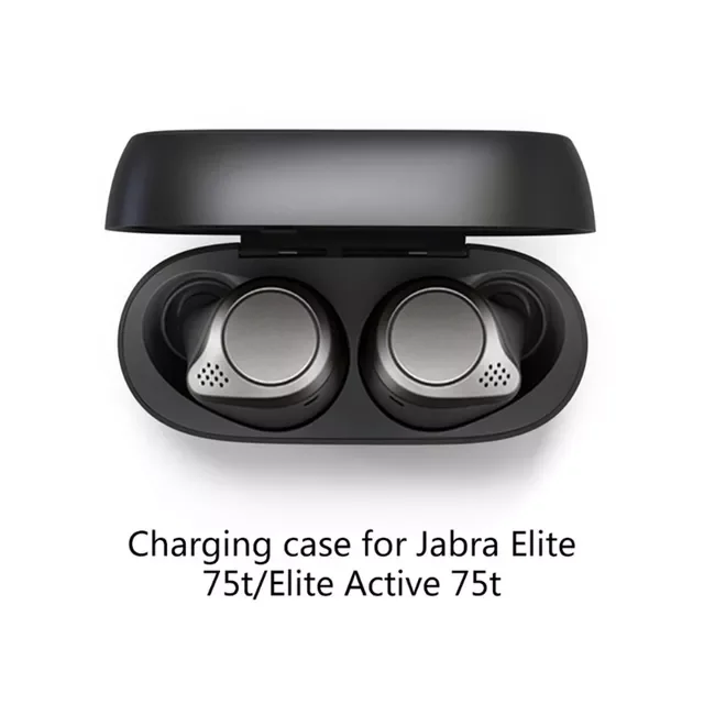 

Earphones Charging Case for Jabra Elite 65t/75t/Elite Active 65t/75t Earbuds Charger Box Dust-Proof Protector