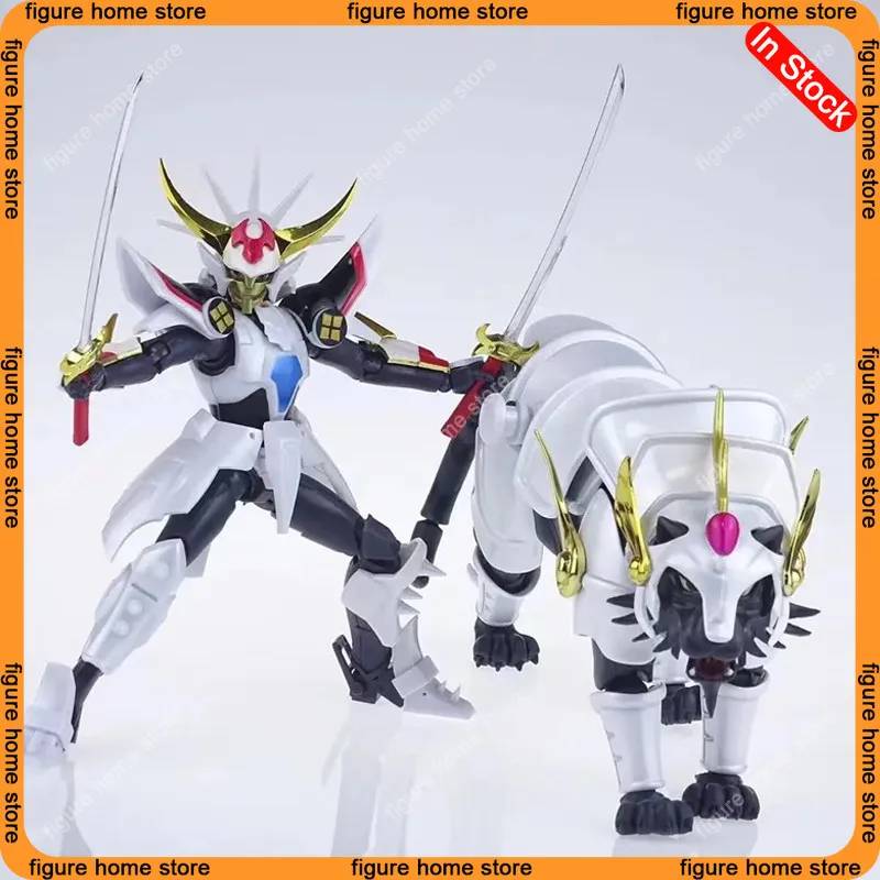 Фото Фигурка KOO Ronin Warriors: Сэйдзи в двойных доспехах (белый Кикотей, черный Блэйз Тайгер) — аниме-модель в наличии №3