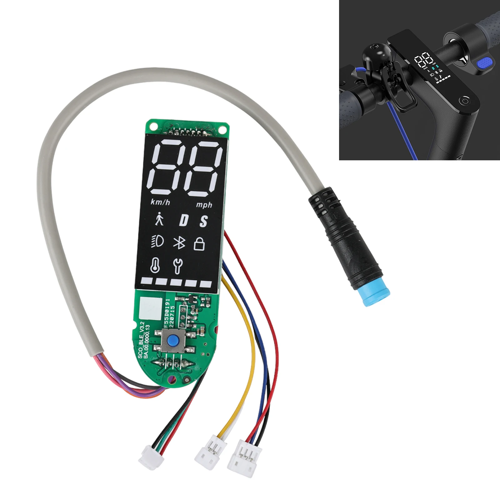 

MI3 Display Dashboard Bluetooth Board LED Panel For Xiaomi Electric Scooter 3 Replacement Parts Accessories