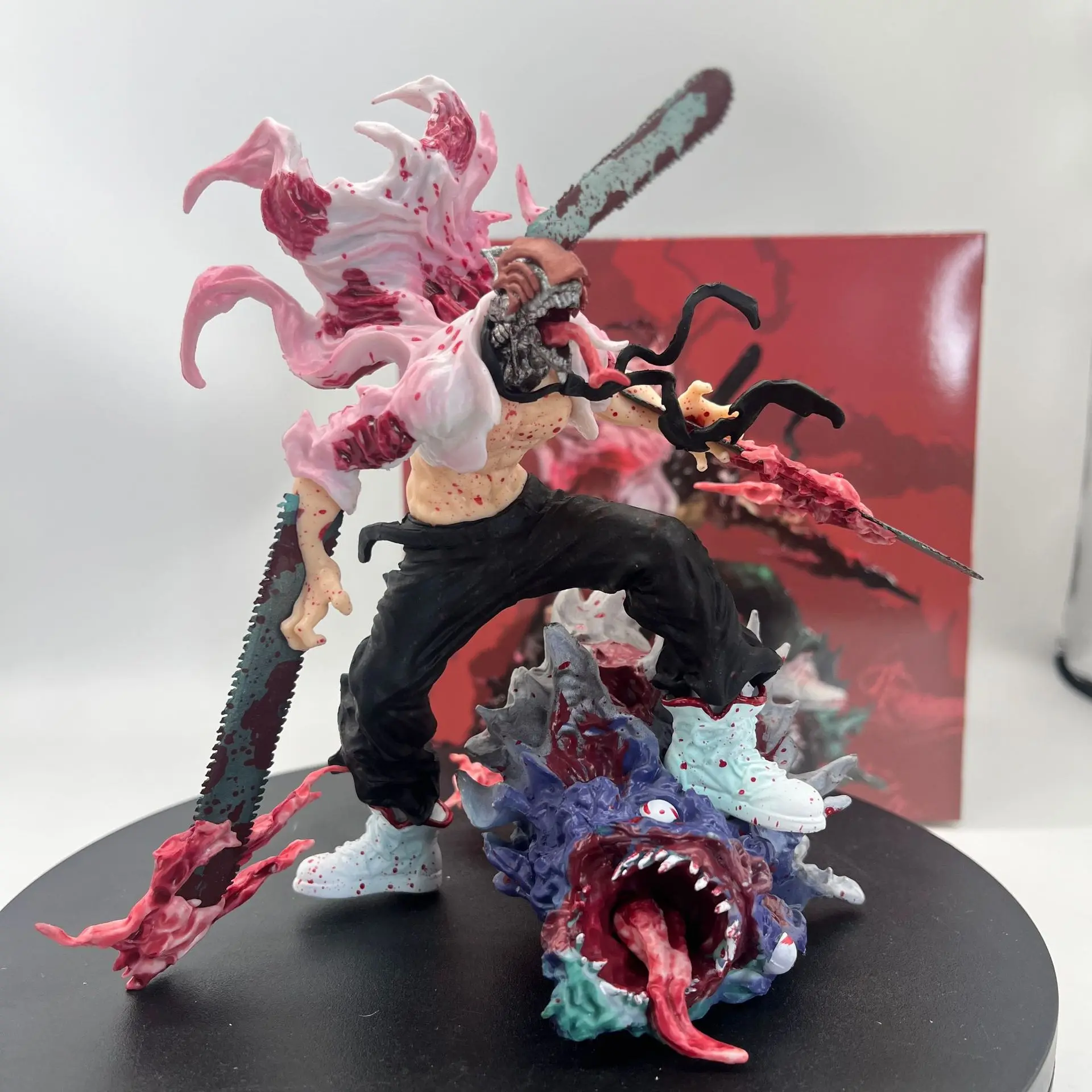 Denji/power Rage Battle Bat Devil Model Doll Figurine Pc Action Figure Statue Collectible Kid Toy Gift