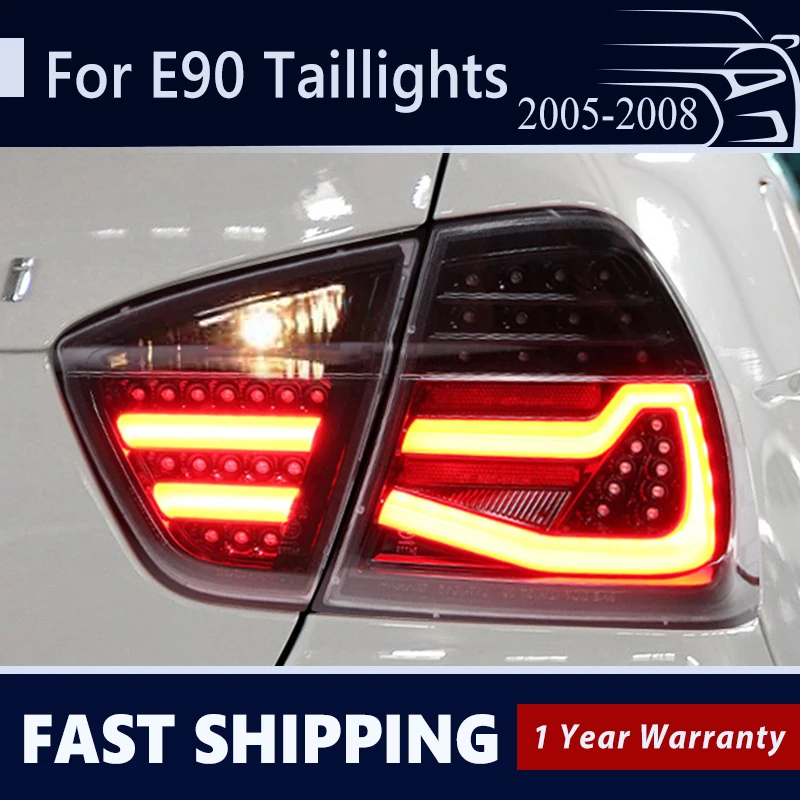 

Фонари для BMW E90, задний фонарь 2005-2008 320i 318i 325i, задний фонарь, тормозной сигнал, DRL, задние автомобильные аксессуары