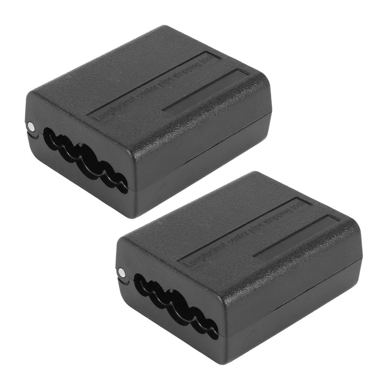 

2X Fiber Cluster Loose Tube Cable Jacket Sheath Slitter Fiber Optic Tool Longitudinal Beam Tube Stripper