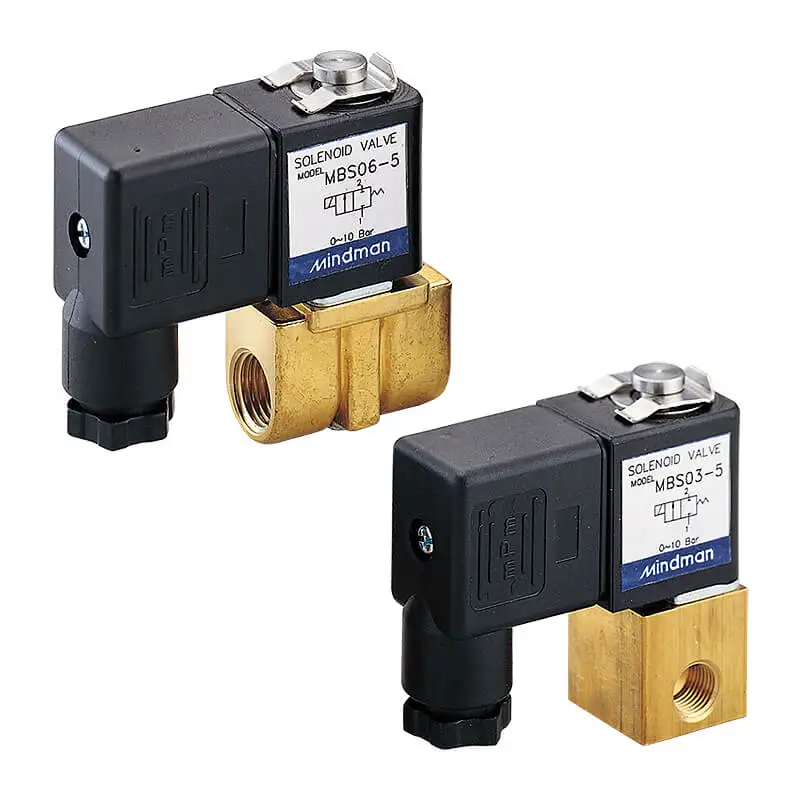 

Mindman Original Electromagnetic Valve Reversing Valve MBS 2/2 Way Plunger Valve