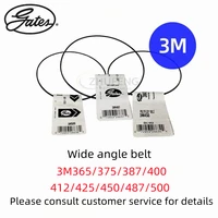 gates polyflex belt 2pcs 3m 365 375 387 400 412 425 450 487 500 suitable for mechanical equipment free shipping