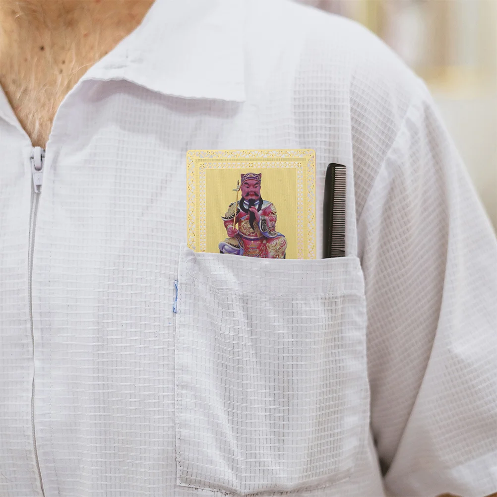 2 шт. бронзовая карта General Wu Sui благоприятные карты очаровательные китайские для