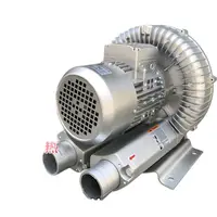 220V 90/120W180W Single  High Pressure Vortex Fan Air Pump Axial Flow Vortex Fan Oxygen Booster Pump Silent High Pressure Blower