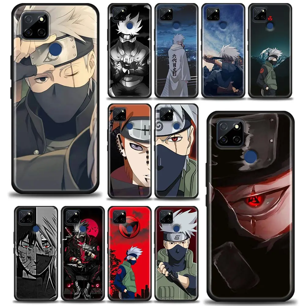 

Phone Case For Oppo A3s A5s A9 A15 A31 A63 A54 A52 Find X2 Reno 3 4 5 6 Pro Silicone Back Cover Naruto Hatake Kakashi Pain Anime