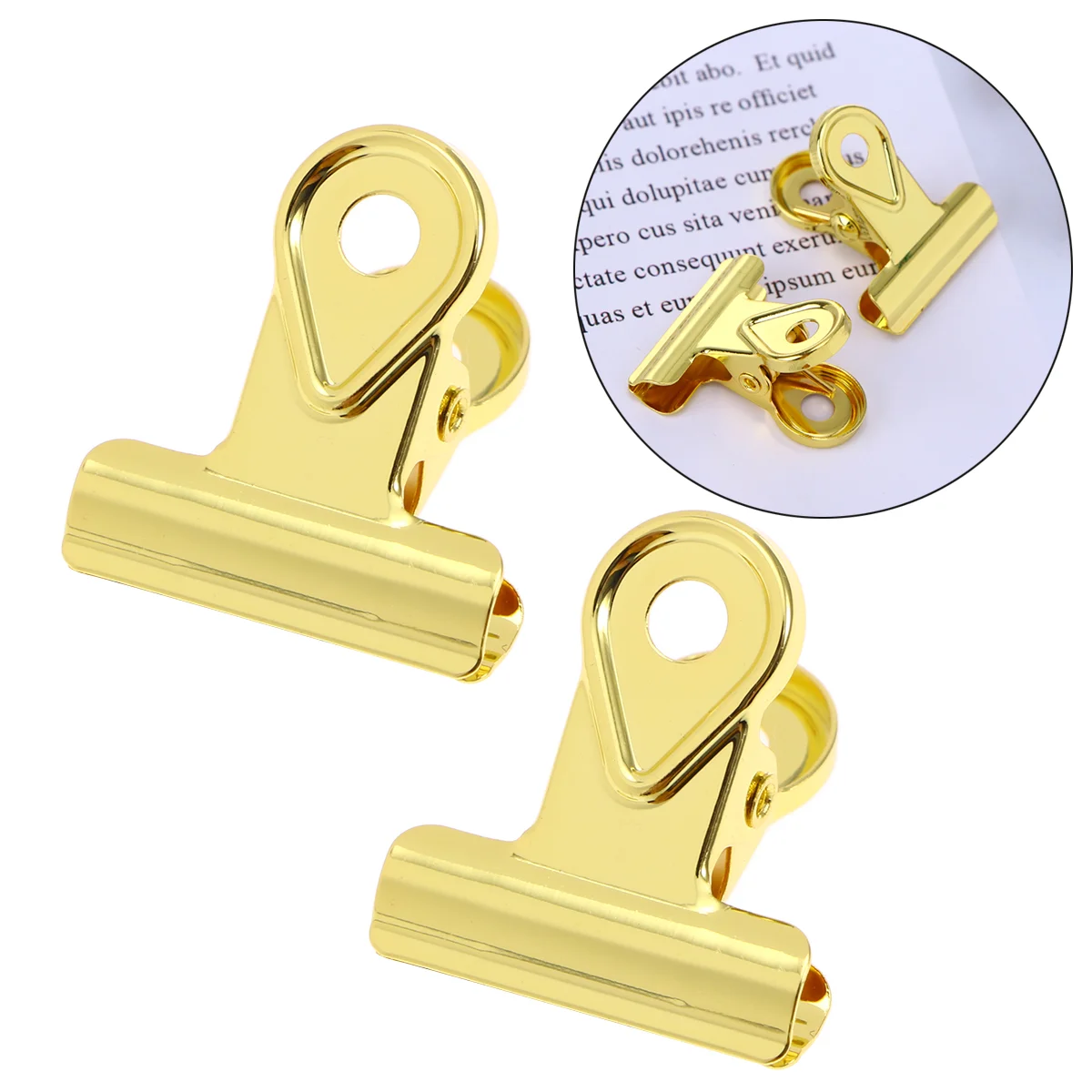 

PCS Metal Electroplating Paper Clips for Papers Maps Photos Drawings Price Tags Bills