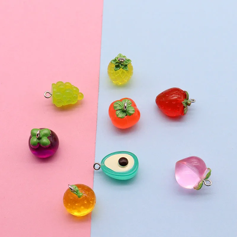 10 шт. подвески в виде фруктов