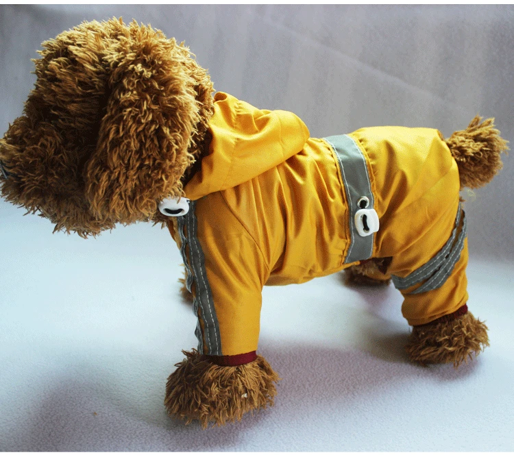 

Waterproof dog clothes small dog pet raincoat coat puppy raincoat York Chihuahua dog clothes supplies sunscreen windproof