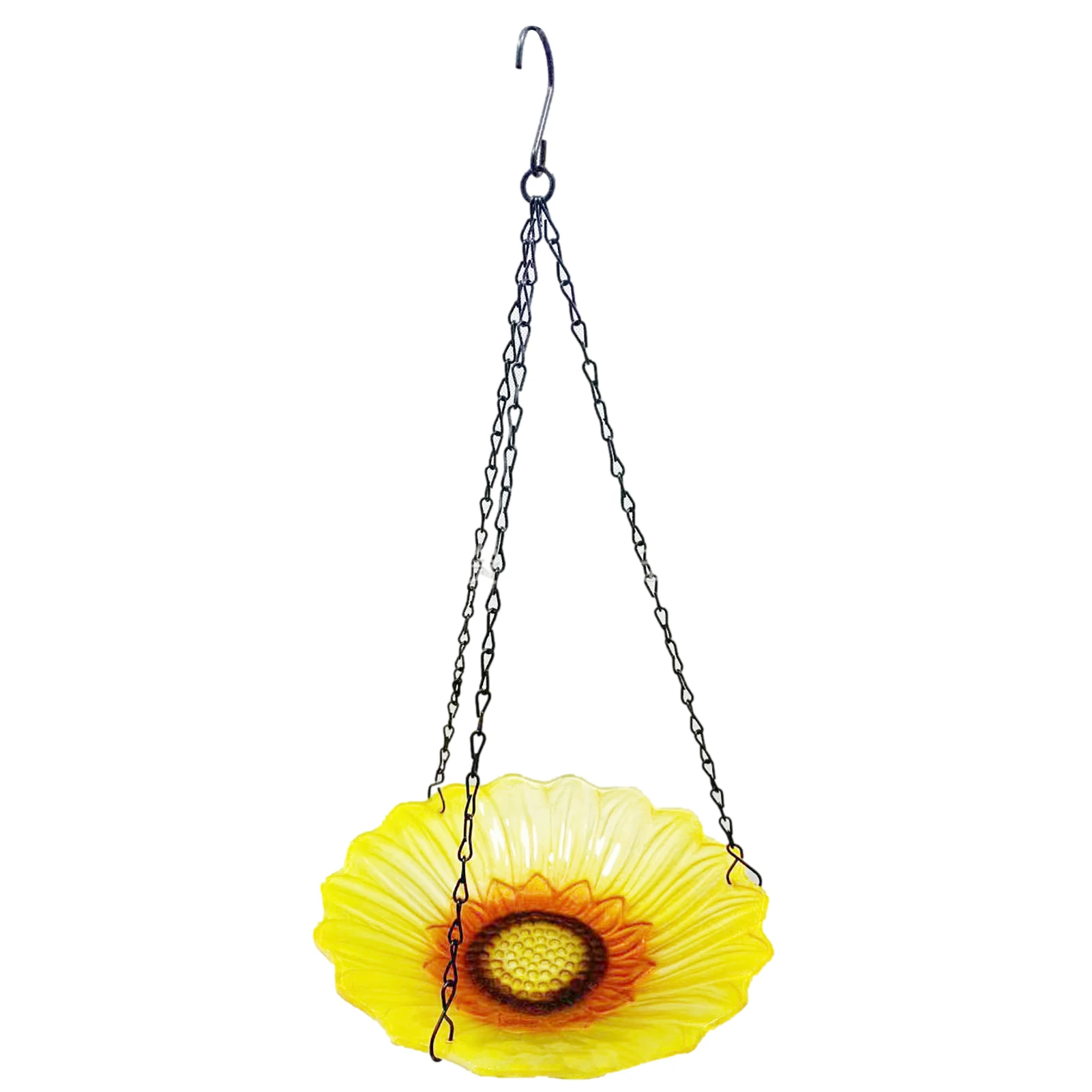 

Sunflower Bird Bath Outdoor Thick Sunflower Bird Bath Sturdy And Wear-Resistant Bird Feeder For Garden Yard Patio Decor