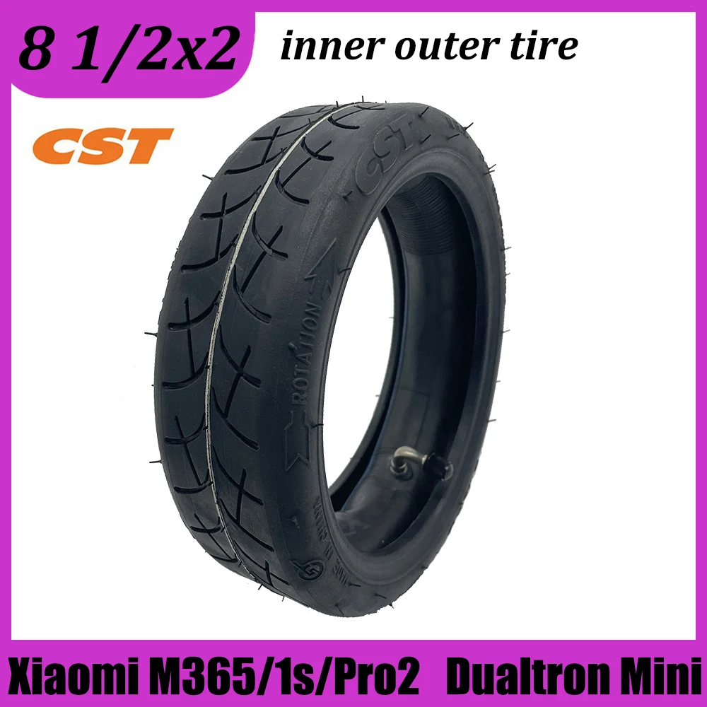 CST 8 1/2x2 Tire Inner Outer Tube for Xiaomi M365/1S/Pro2 Dualtron Mini Electric Scooter High Performance Pneumatic Tyre
