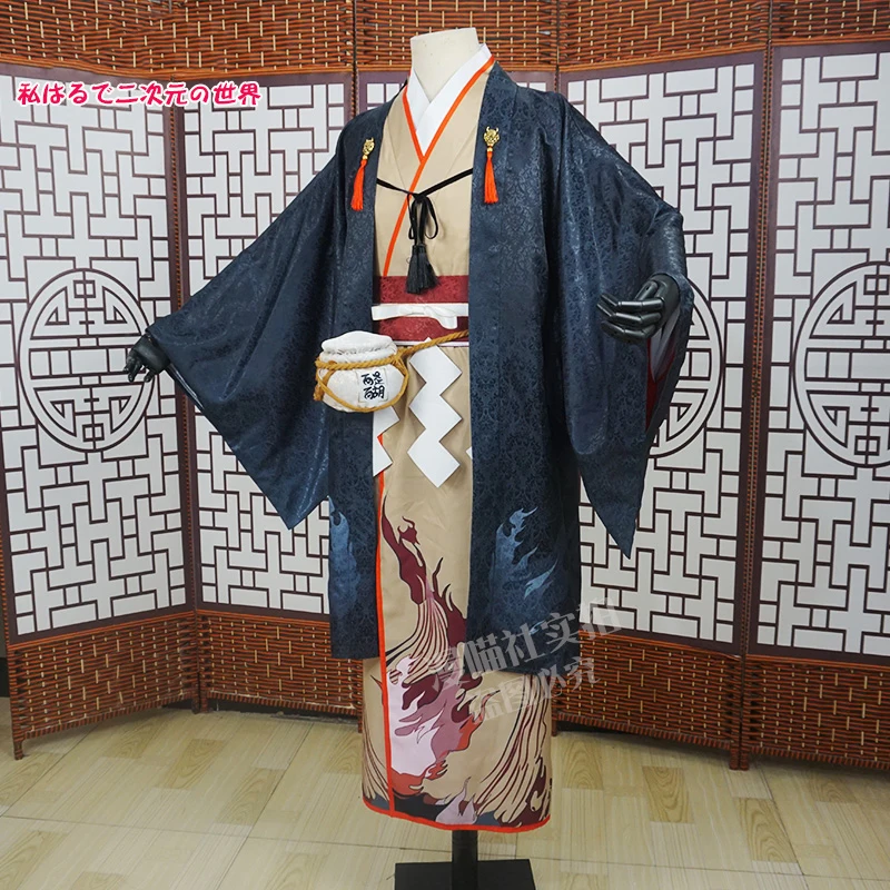 COS-HoHo Аниме игра Onmyoji SSR LingYanJi до пробуждения кимоно униформа Косплей Костюм