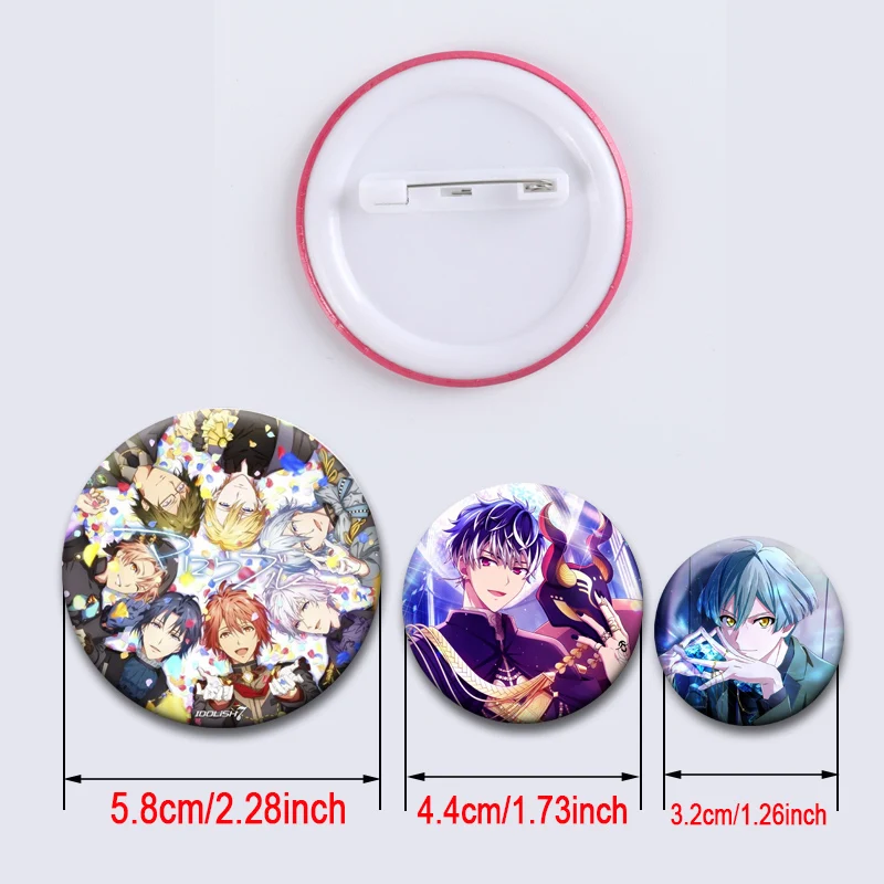 Музыкальные булавки для мобильных игр, броши в стиле аниме IDOLiSH7, YOTSUBA TAMAKI,OSAKA SOGO,ISUMI HARUKA, INUMARU TOMA, значок с героями мультфильмов для декора сумки (art.: 3920d46ef825a) - 3920d46ef825a