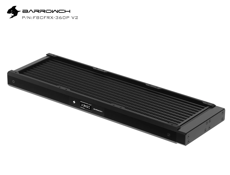BARROW серебристый красный черный 30 мм Толщина 240/360 радиатор с OLED дисплеем входной
